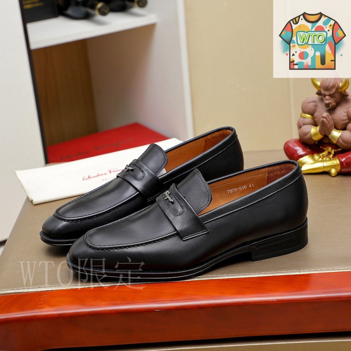 フェラガモのメンズシューズ Ferragamo フェラガモ メンズ ビジネス シューズ14-3 - メルカリ