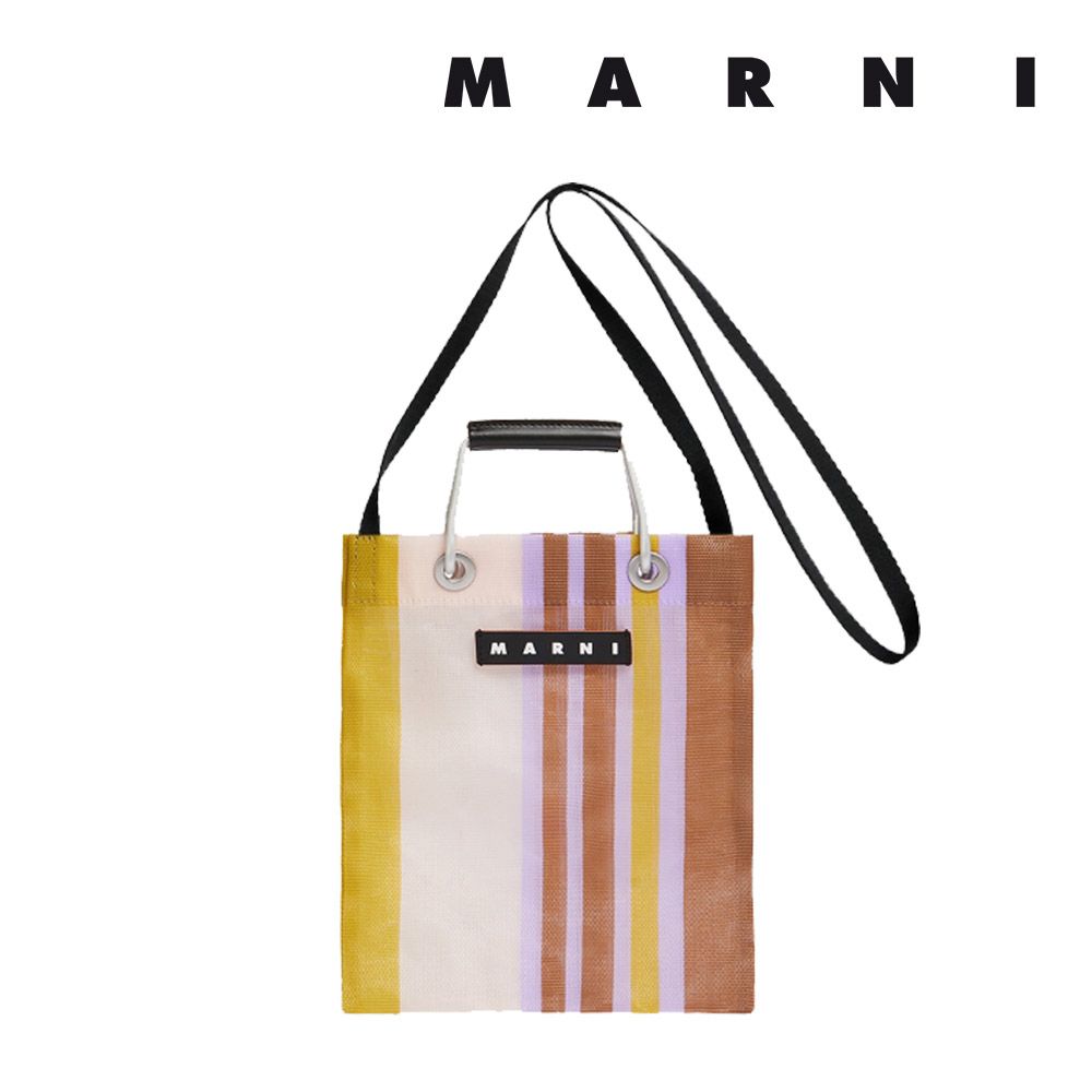 マルニ フラワー カフェ MARNI FLOWER CAFE レディース カバン ストライプミニショルダーバッグ 【返品交換不可】