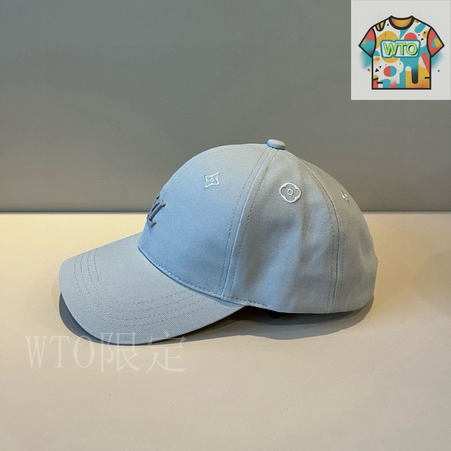 Louis Vuitton ロゴ柄 ベースボールキャップ グレー/ベージュ 国内直営即発】LV ベースボール モノグラム メッシュ キャップ