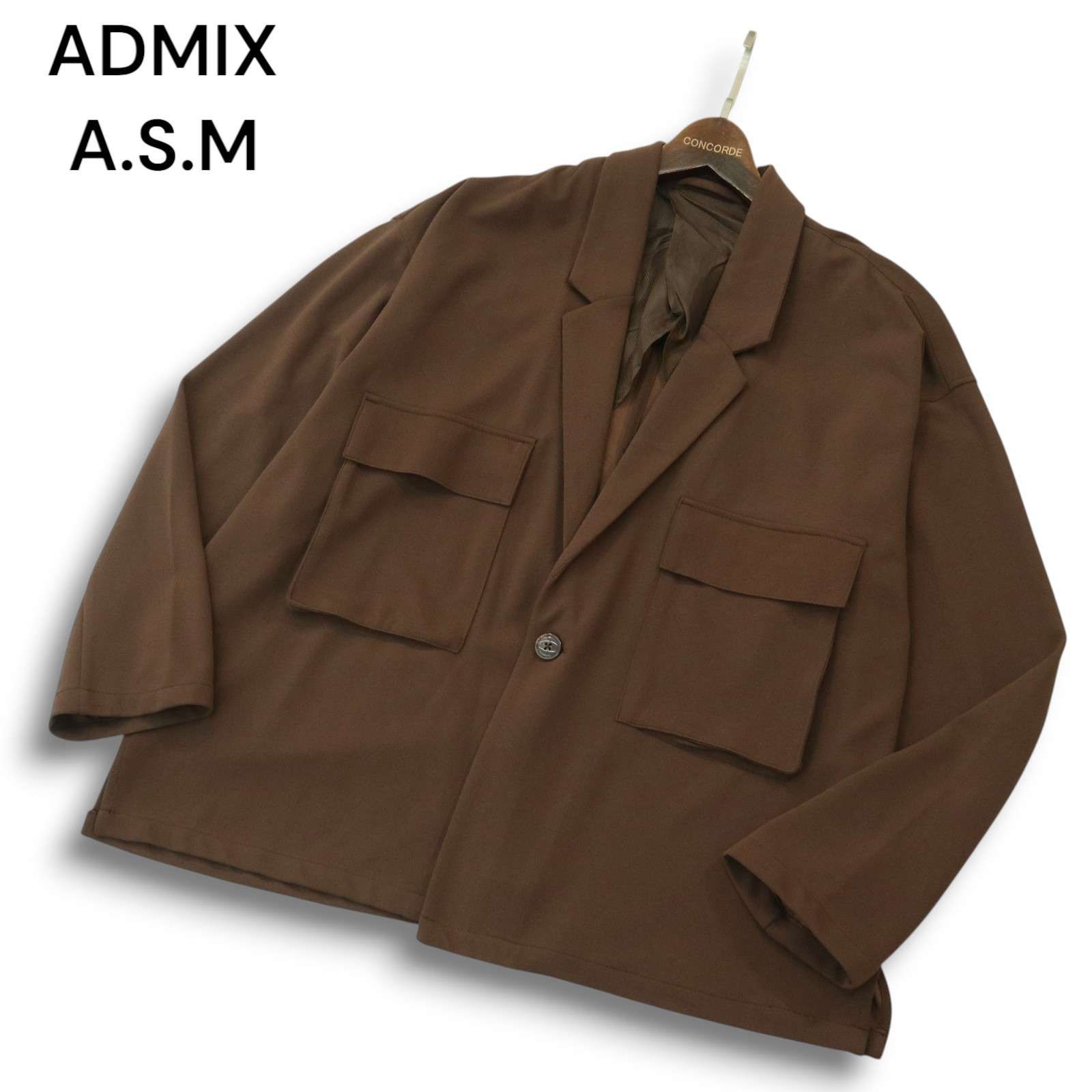 ADMIX A.S.M アトリエサブ メン 春夏 背抜き☆ オーバーサイズ ワーク 