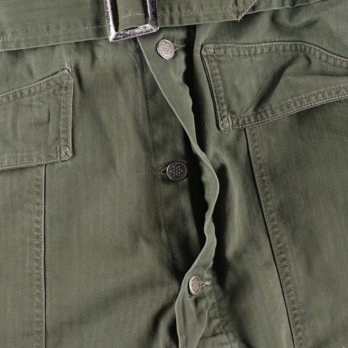 vintage 40年代　USARMY ミリタリーカバーオールズ　HBT　つなぎ vintage 40年代 USARMY ミリタリーカバーオールズ HBT つなぎ