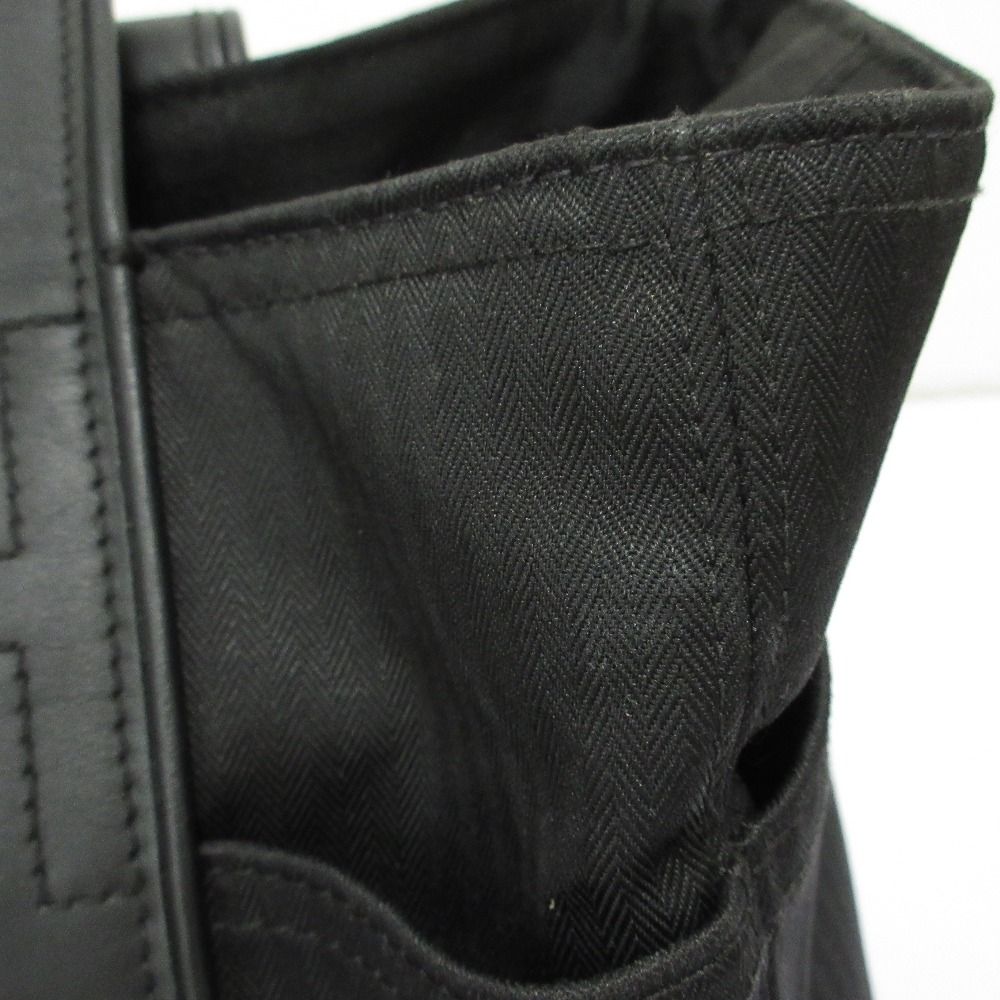 良品 HERMES エルメス アカプルコ PM キャンバス レザー トートバッグ  