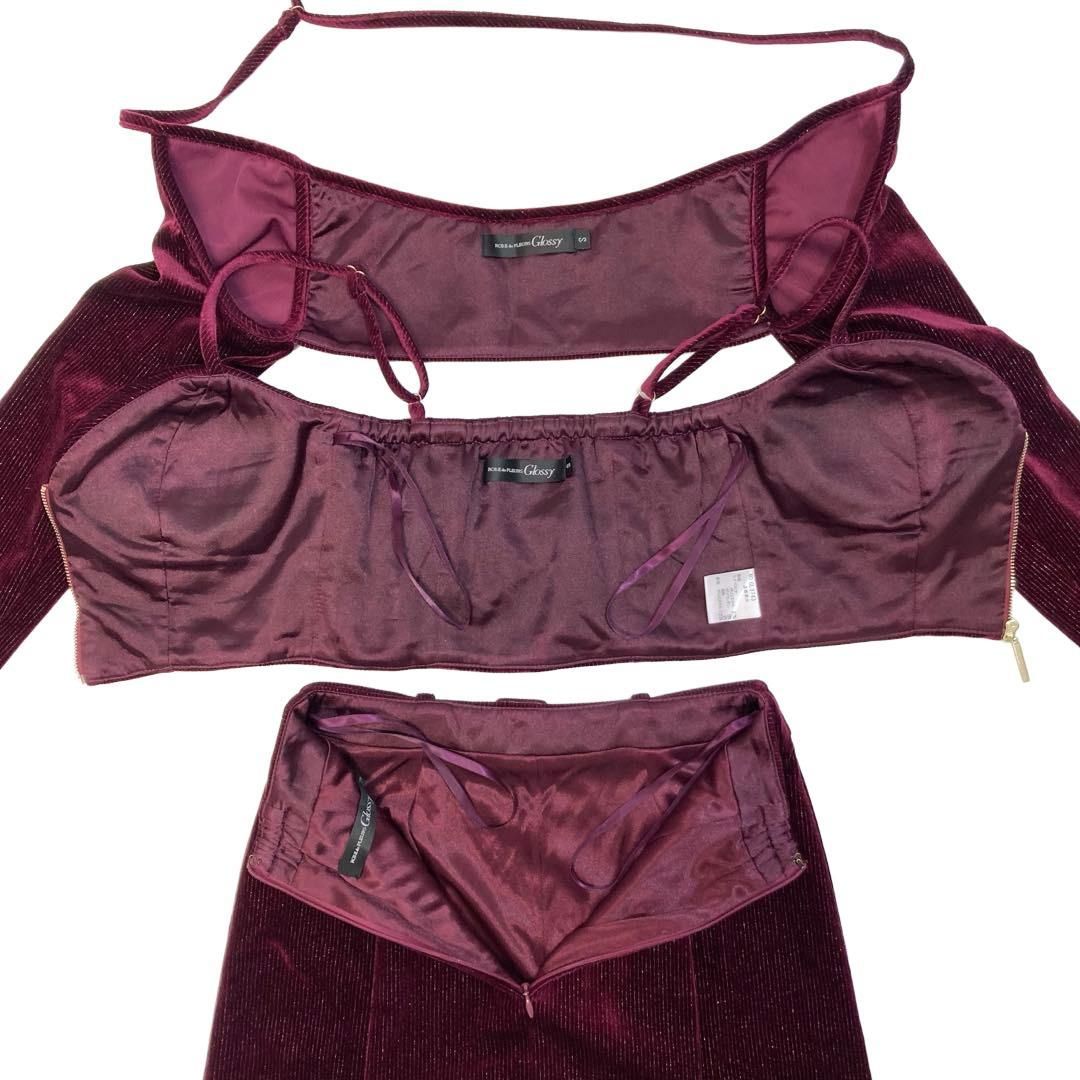 ROBE de FLEURS Glossy ローブドフルールグロッシー ラメベロア