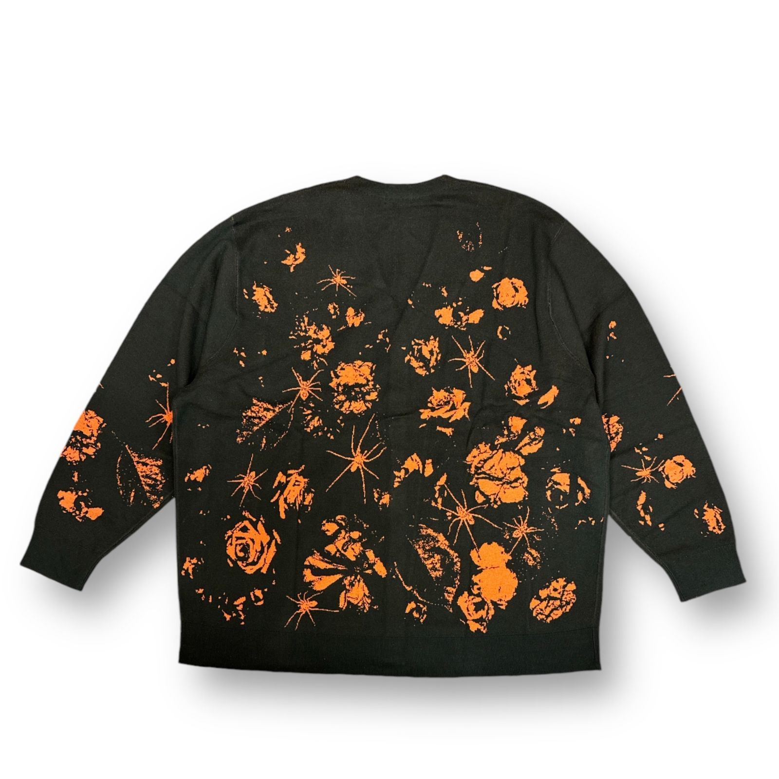 定価36300円 新品 LAD MUSICIAN 23AW HIGH GAUGE FLOWER KNIT CARDIGAN 