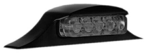 ナンバープレートライト マットブラック