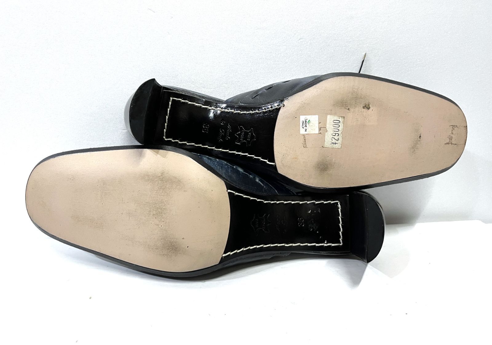 セルジオロッシ Sergio rossi SR1 ミュール サンダル ビジュー ヒョウ