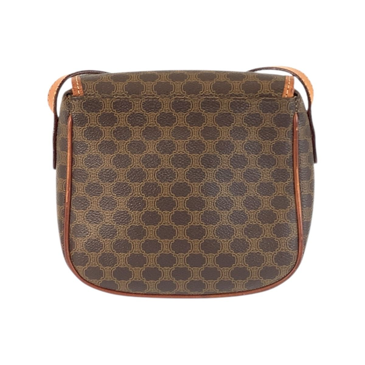 美品 CELINE セリーヌ ヴィンテージ マカダム ブラウン ゴールド