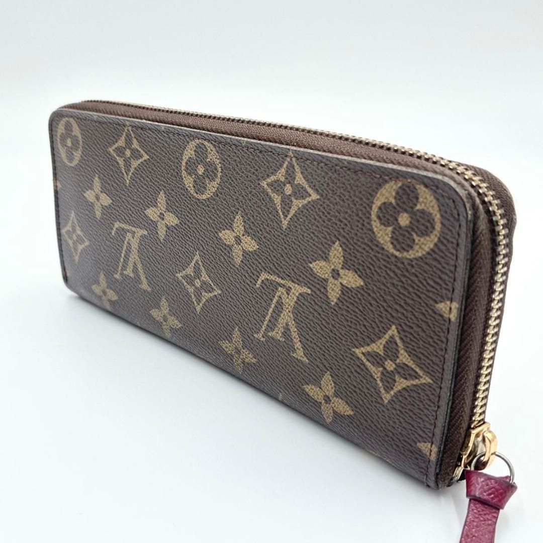 美品 ルイヴィトン 長財布 モノグラム クレマンス ミモザ ラウンド  