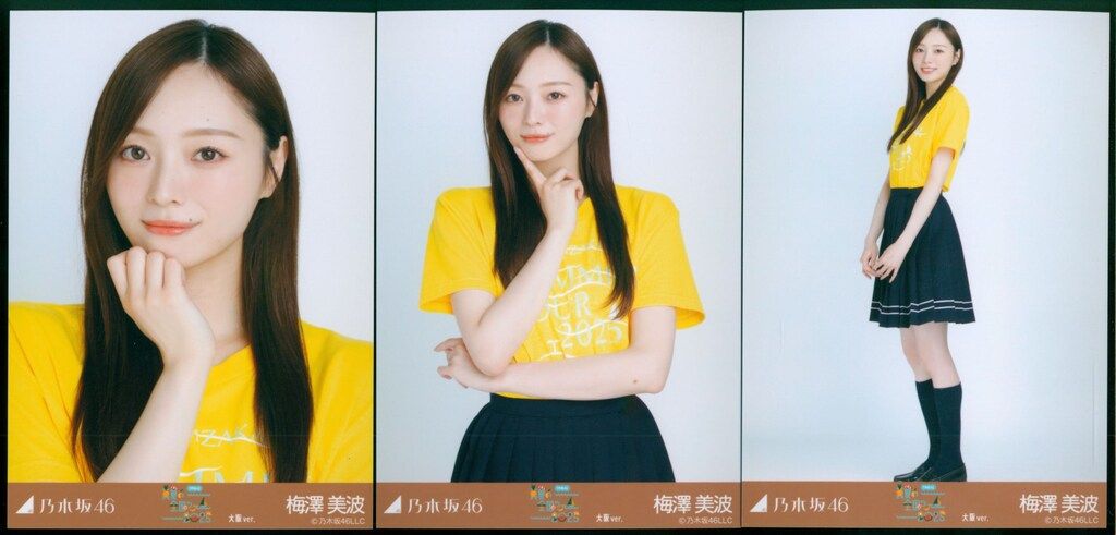 乃木坂46 梅澤美波 オリジナルフォトTシャツ Lサイズ 乃木坂46 会場限定生写真 梅澤美波 真夏の全国ツアー2025 T