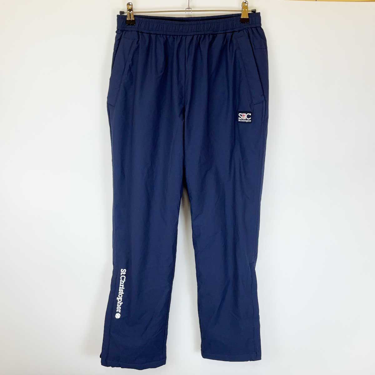 ♥ St.Christopher セントクリストファー ボアライニングパンツ ウォームアップ M ネイビー STC-BCM5448 ユニセックス スポーツ テニスウェア