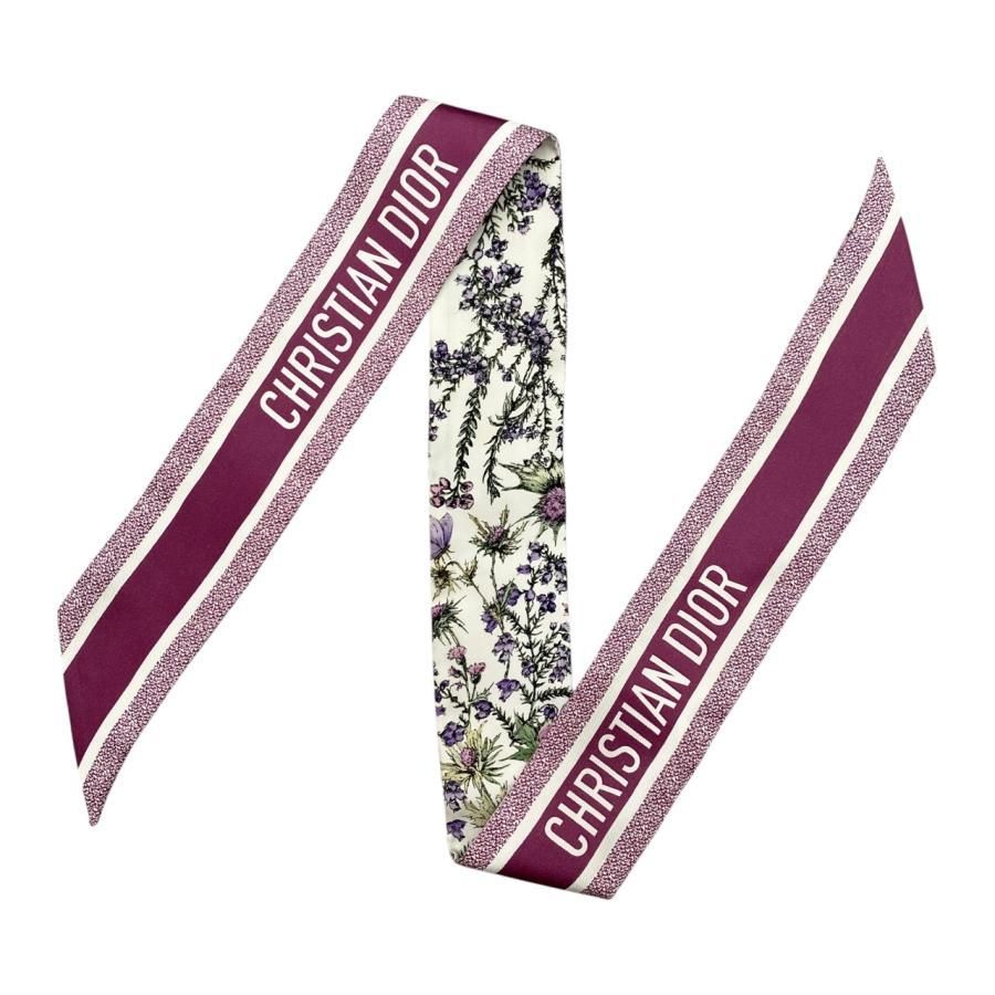 ☆E4581 クリスチャンディオール シルクスカーフ ミッツァ  