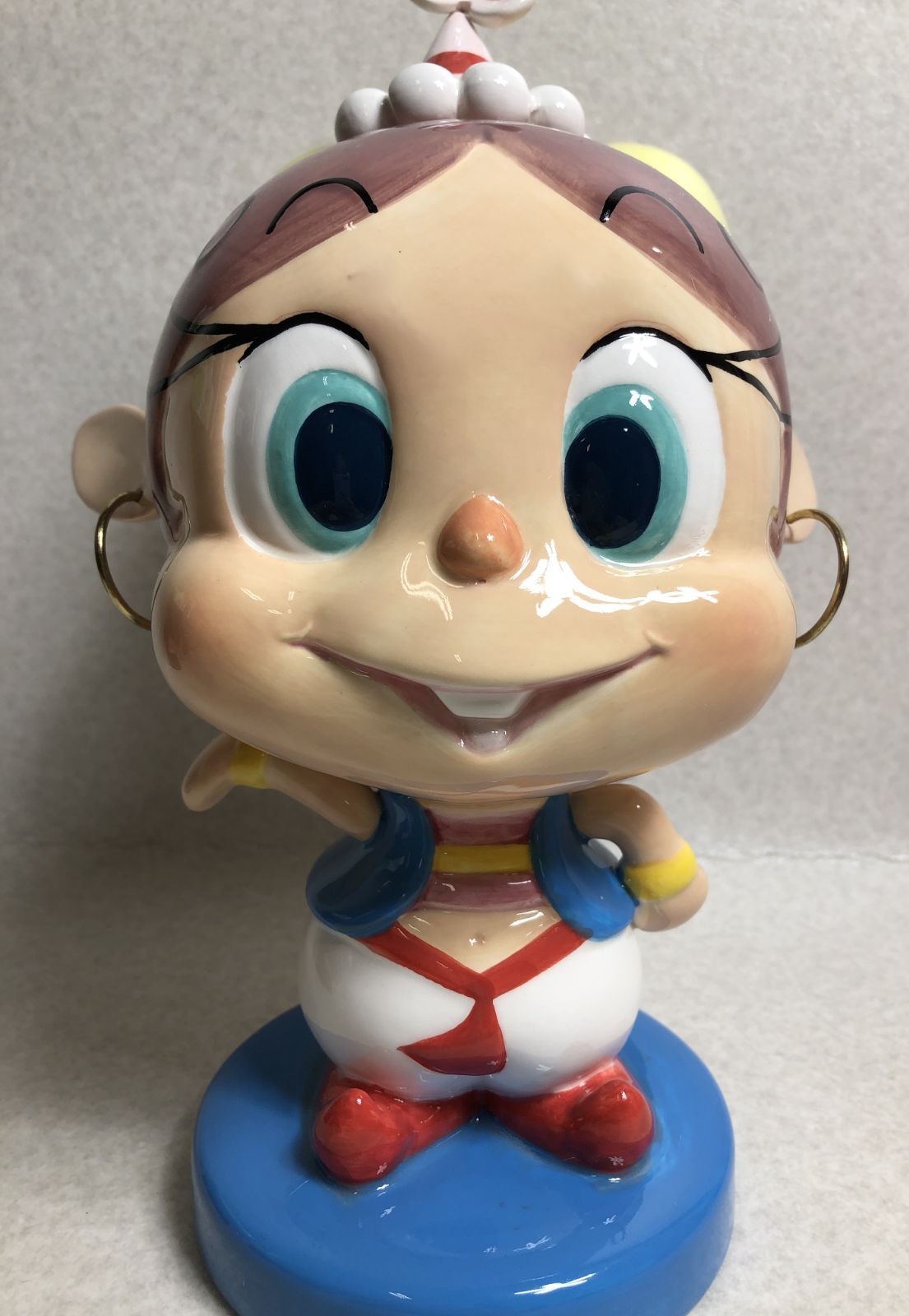 DH998】ハクション大魔王 よばれてとびでてあくびちゃん 陶器製
