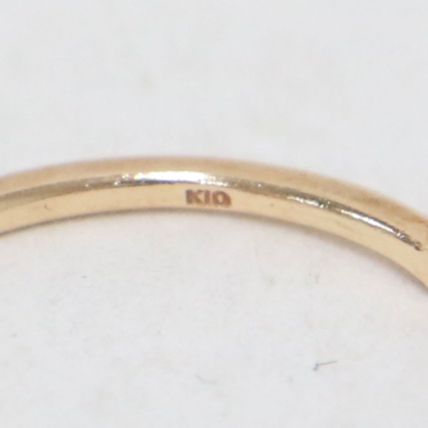 美品】NOJESS ノジェス リング K10 ダイヤ リング / 指輪 透かし 美品】NOJESS ノジェス リング K10 ダイヤ リング / 指輪 透かし