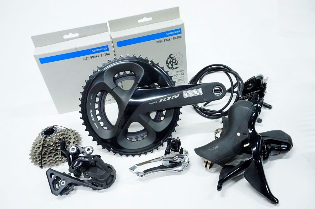 Shimano 105 R7000セット SHIMANO 105 R7000 クランク・ブレーキセット