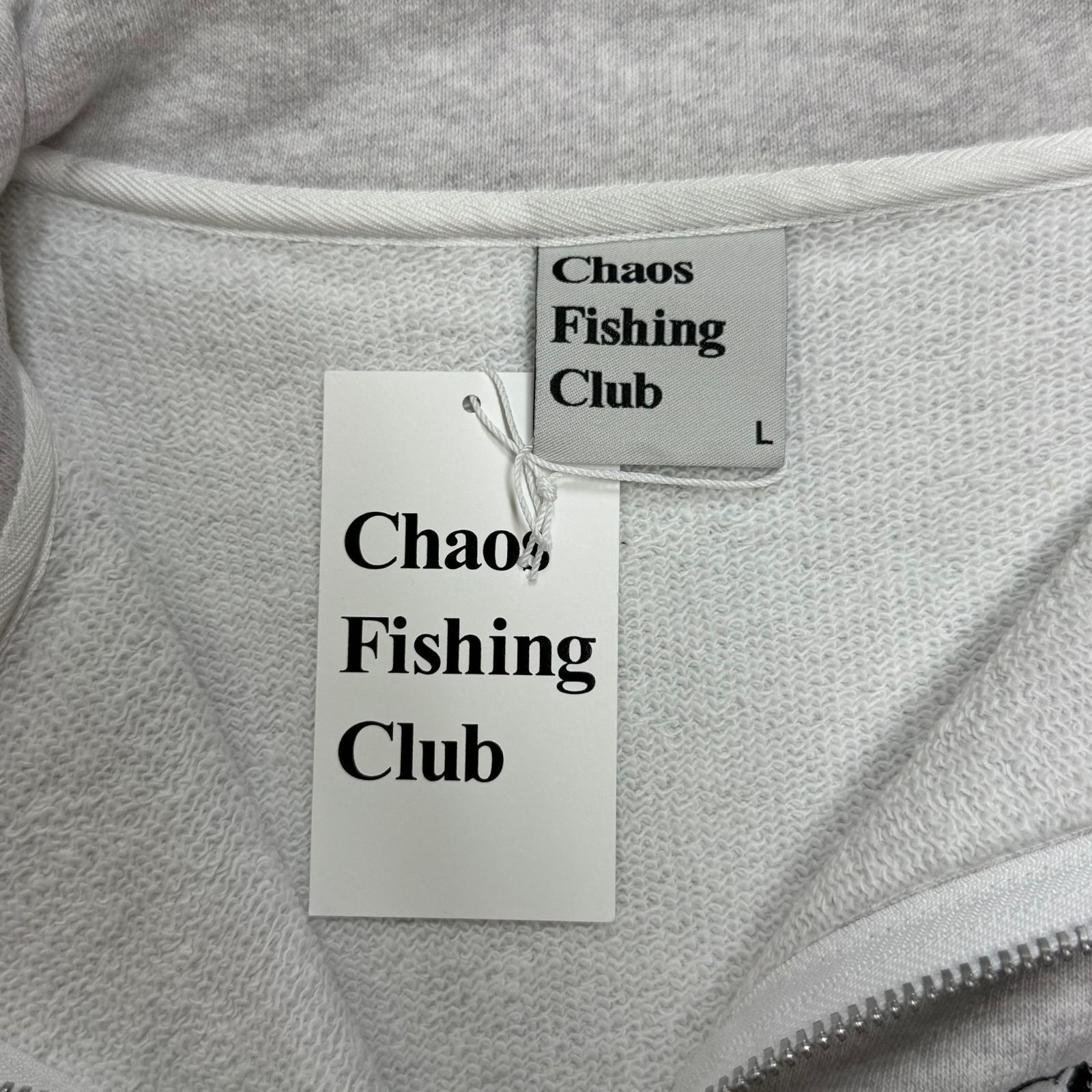 参考上代22000円 未使用品 Chaos Fishing Club 24AW LOGO HALF ZIP 