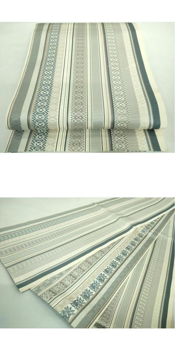 平和屋本店□極上 本場筑前博多織 両面 全通柄袋帯 手織伝統工芸士