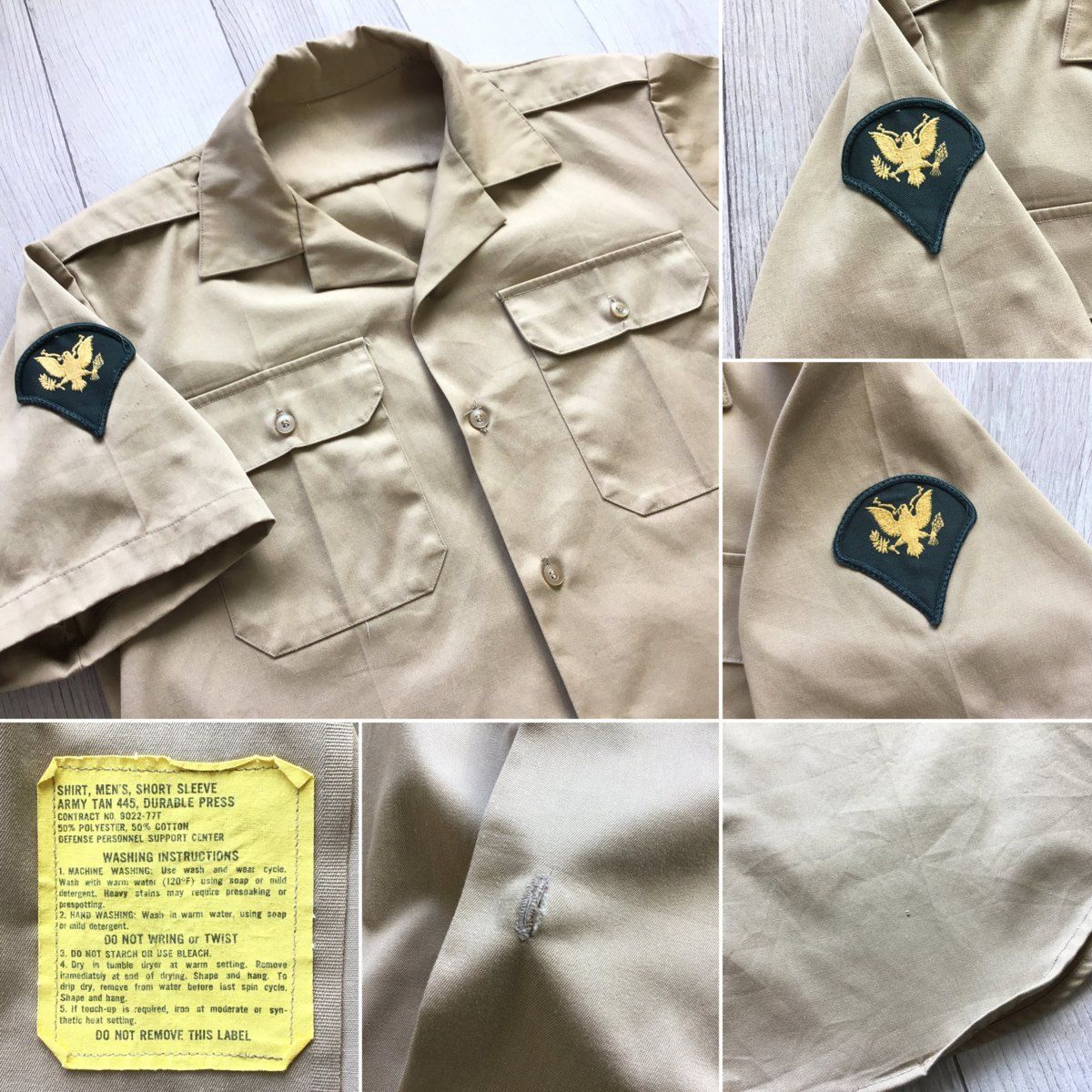 ☆美品☆SC4-931☆米軍払下げ品☆階級章ワッペン付き【U.S. ARMY