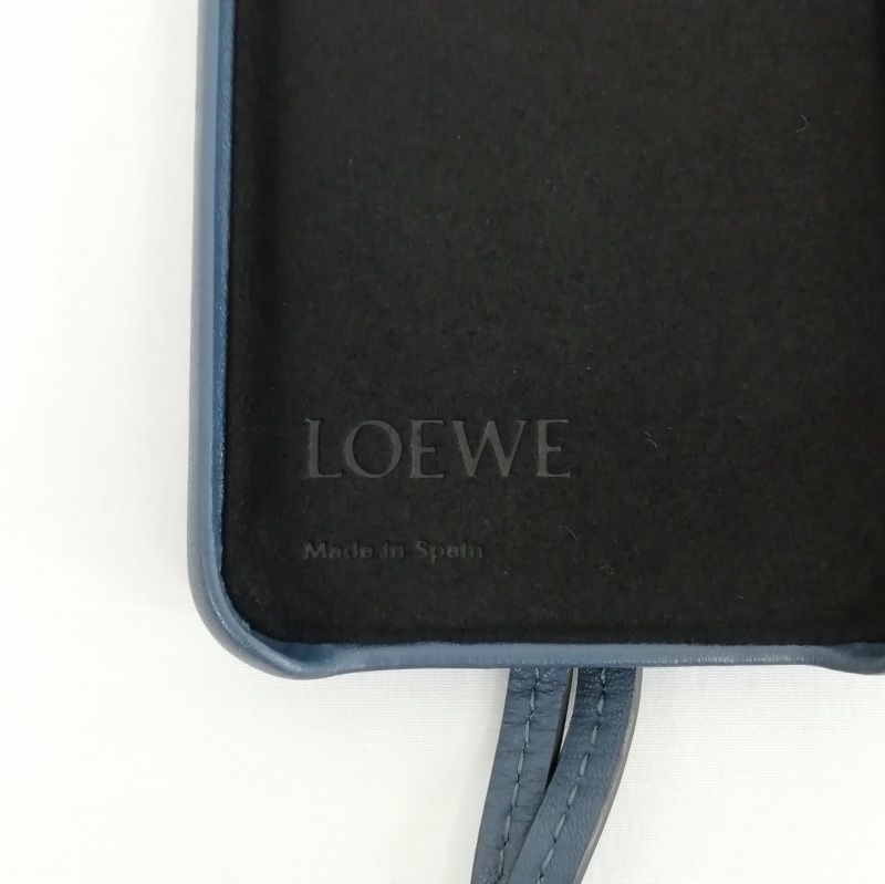 【美品・正規品】ロエベ ケース アナグラム パズル レザー ネイビー 楽天市場】LOEWE ロエベ カードケース BUSINESS CARDHHOLDER