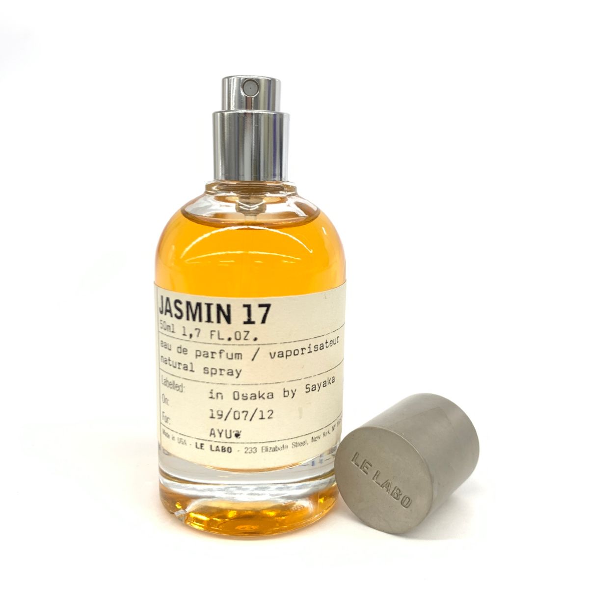 ルラボ ジャスミン17 香水 蓋無し 100ml LE LABOルラボ JASMIN17