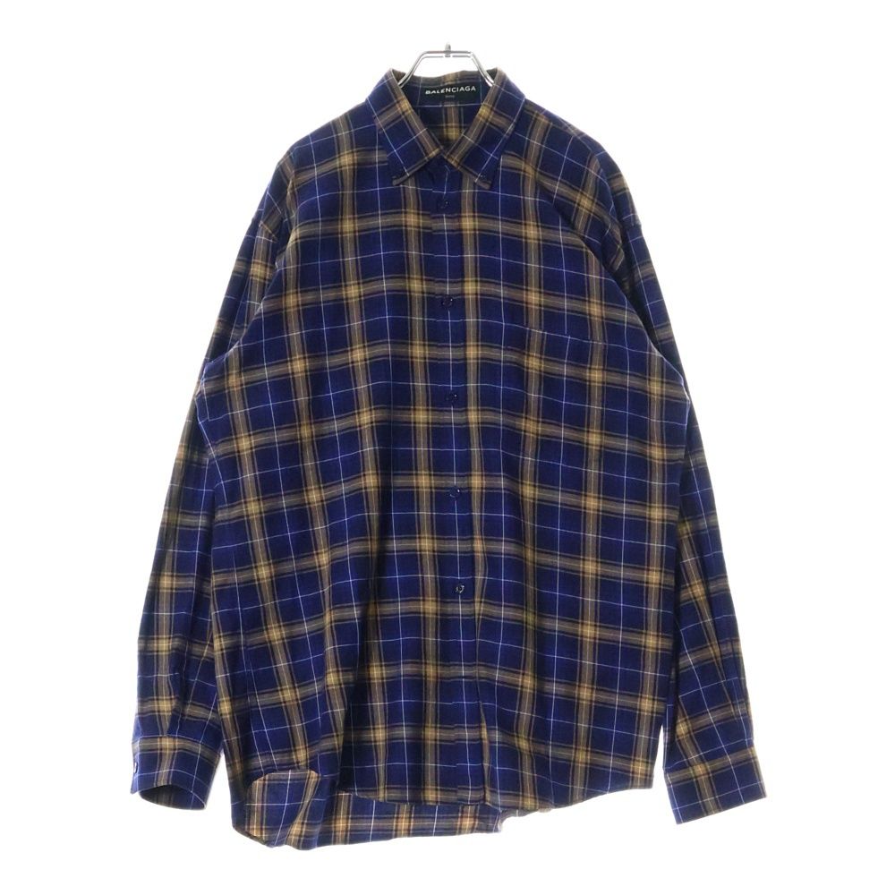 BALENCIAGA (バレンシアガ) 17AW Oversized Check Shirt バック
