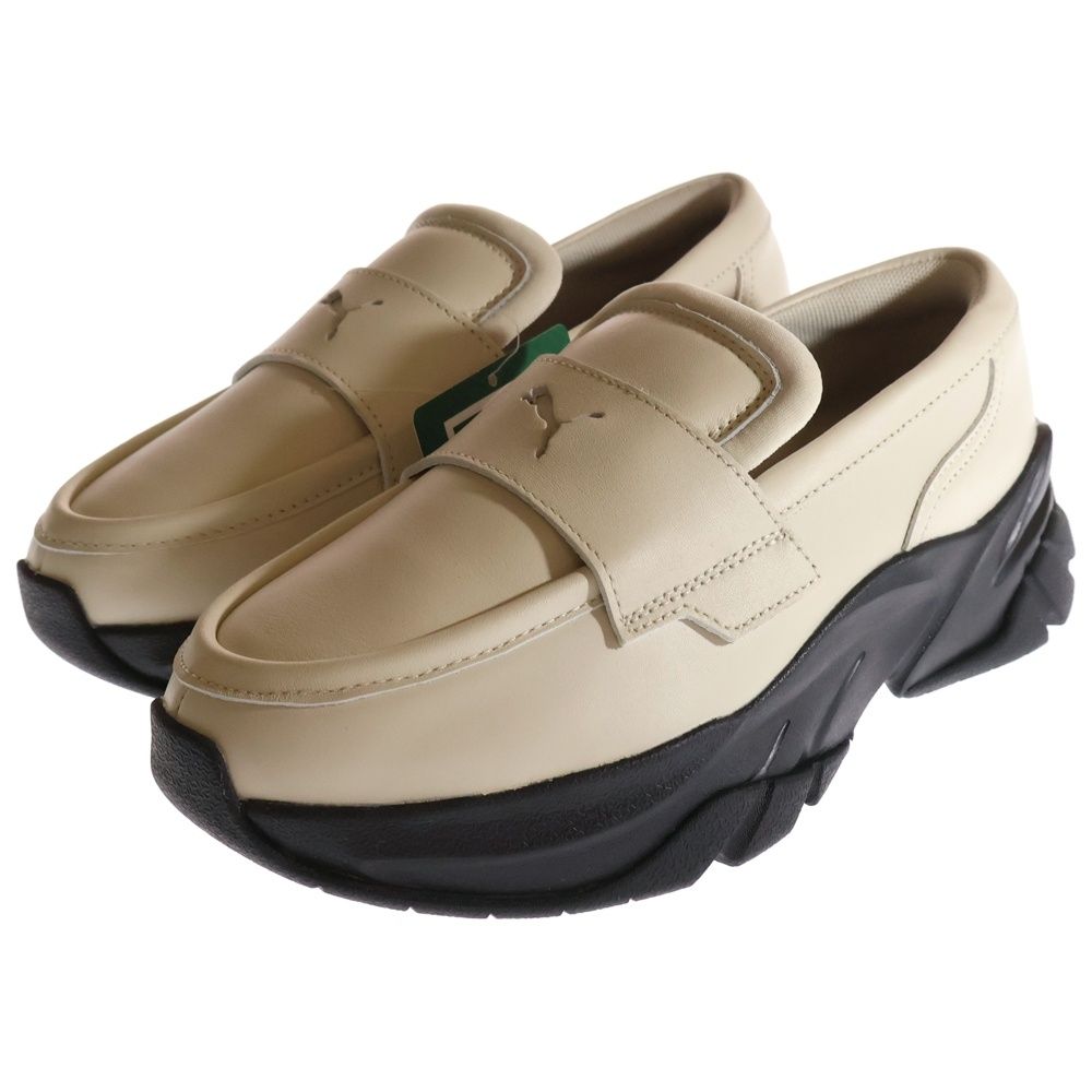 【美品】PUMA ローファー　ホワイト　23.0 PUMA (プーマ) LOAFYR 397730-02 ローファー ホワイト