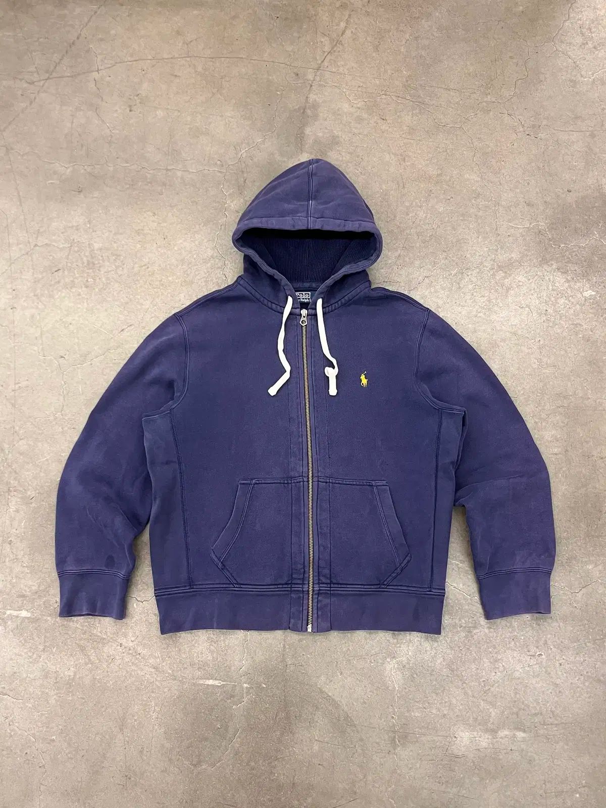 ポロ Ralph Lauren(ラルフローレン) フード付き ジップアップパーカー ネイビー XL