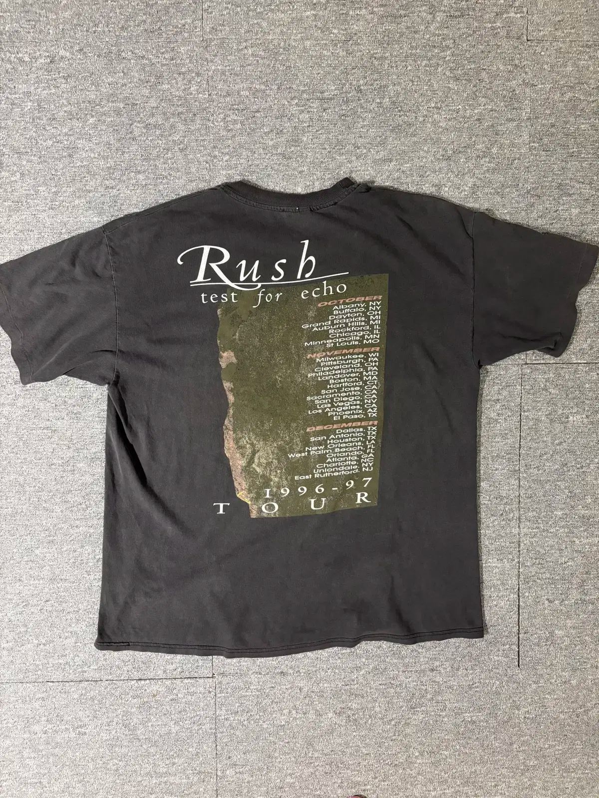 90s　Rush 1997年 ツアーTシャツ XL　ヴィンテージ　ビンテージ 90s Rush 1997年 ツアーTシャツ XL ヴィンテージ ビンテージ 90s