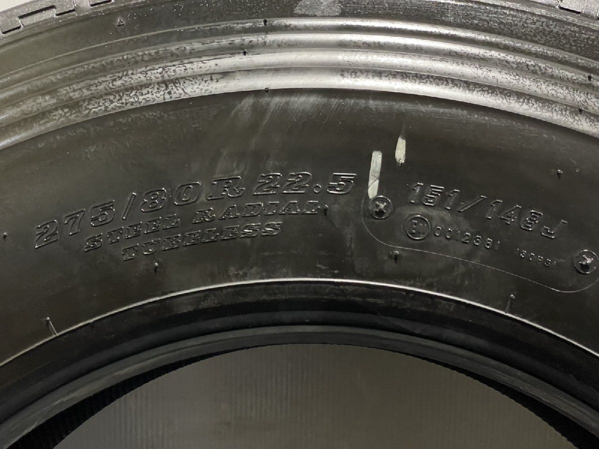 札幌発 引取OK【新車外し】24年製 DUNLOP SP330 275/80R22.5 151/148J 