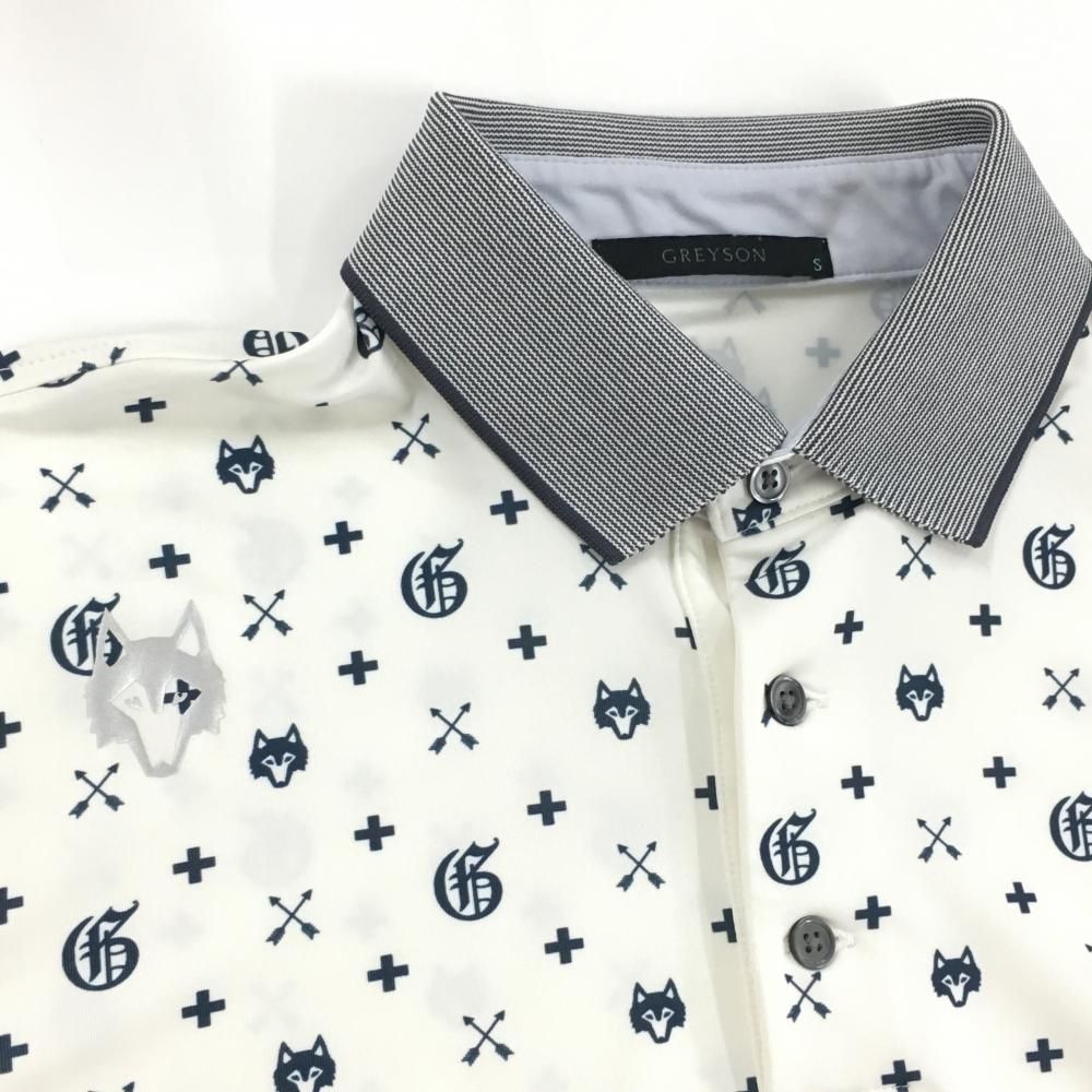 GREYSON グレイソン 半袖ポロシャツ ホワイト系 S TA2844 グレイソン ポロシャツ GREYSON グレイソン 半袖ポロシャツ ホワイト系