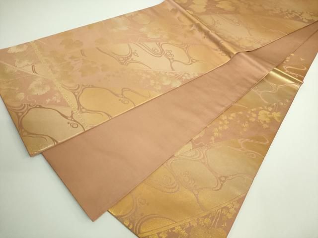 平和屋着物□極上 皇室献上作家 北出与三郎 六通柄 本袋帯 流水蔦の