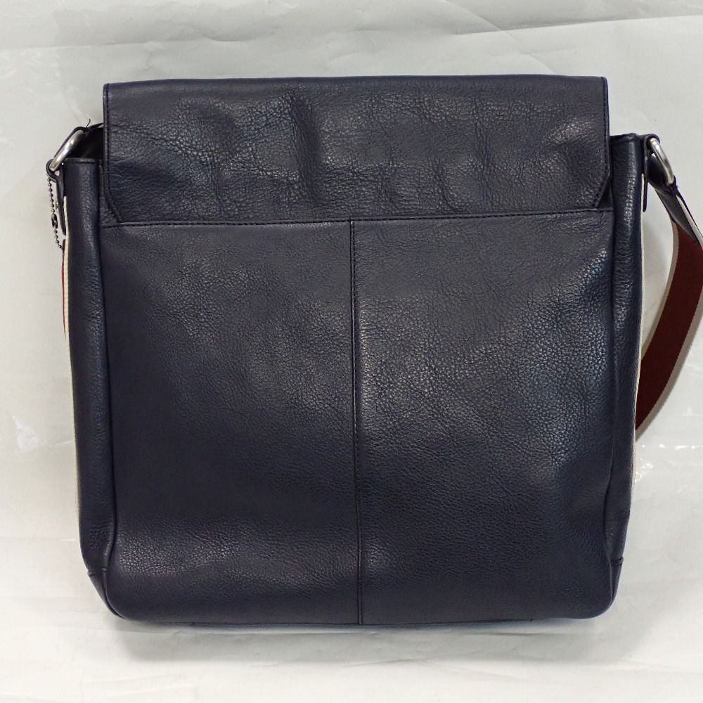 COACHコーチ　メッセンジャーバック　F70555 レザー　ヘリテージ COACH F70555 Heritage Web Leather Map Bag ヘリテージ ウェブ