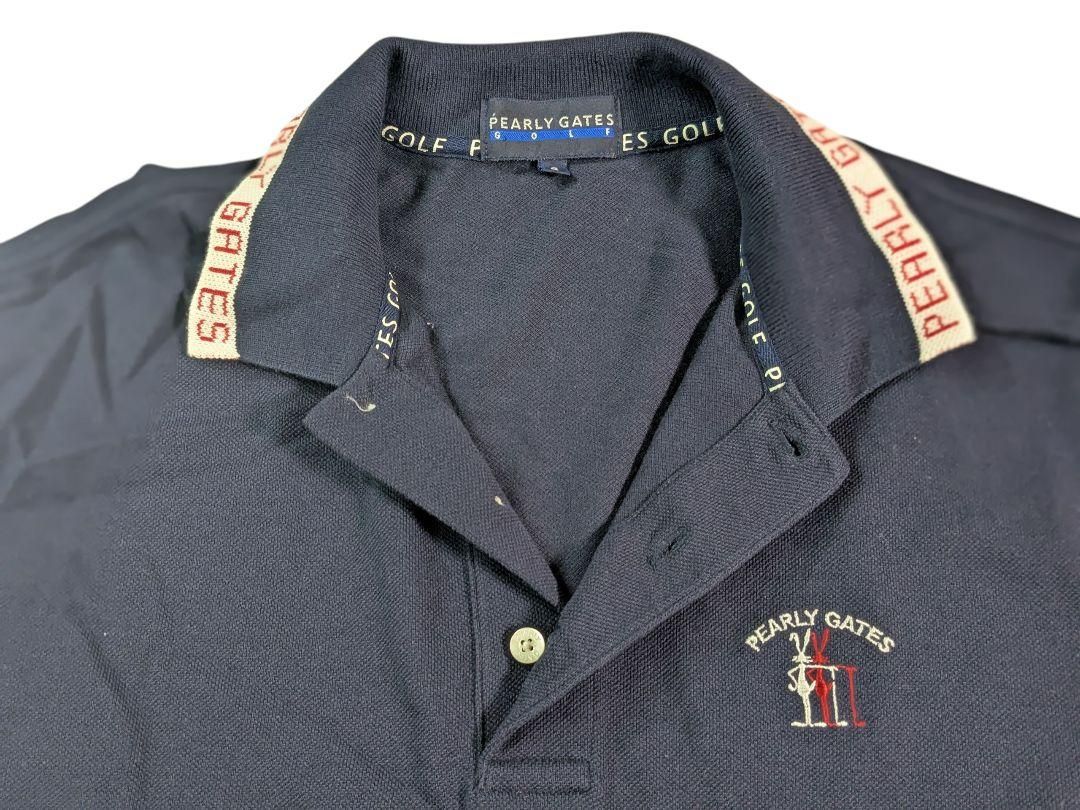 美品！パーリーゲイツ　シアサッカー ジャングル 半袖シャツ　size5 Pe格子サッカー半袖ポロシャツ | PEARLY GATES（パーリーゲイツ