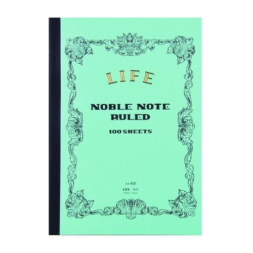 まとめ ライフ ノーブルノート 横罫 A4判 N37 ×5セット