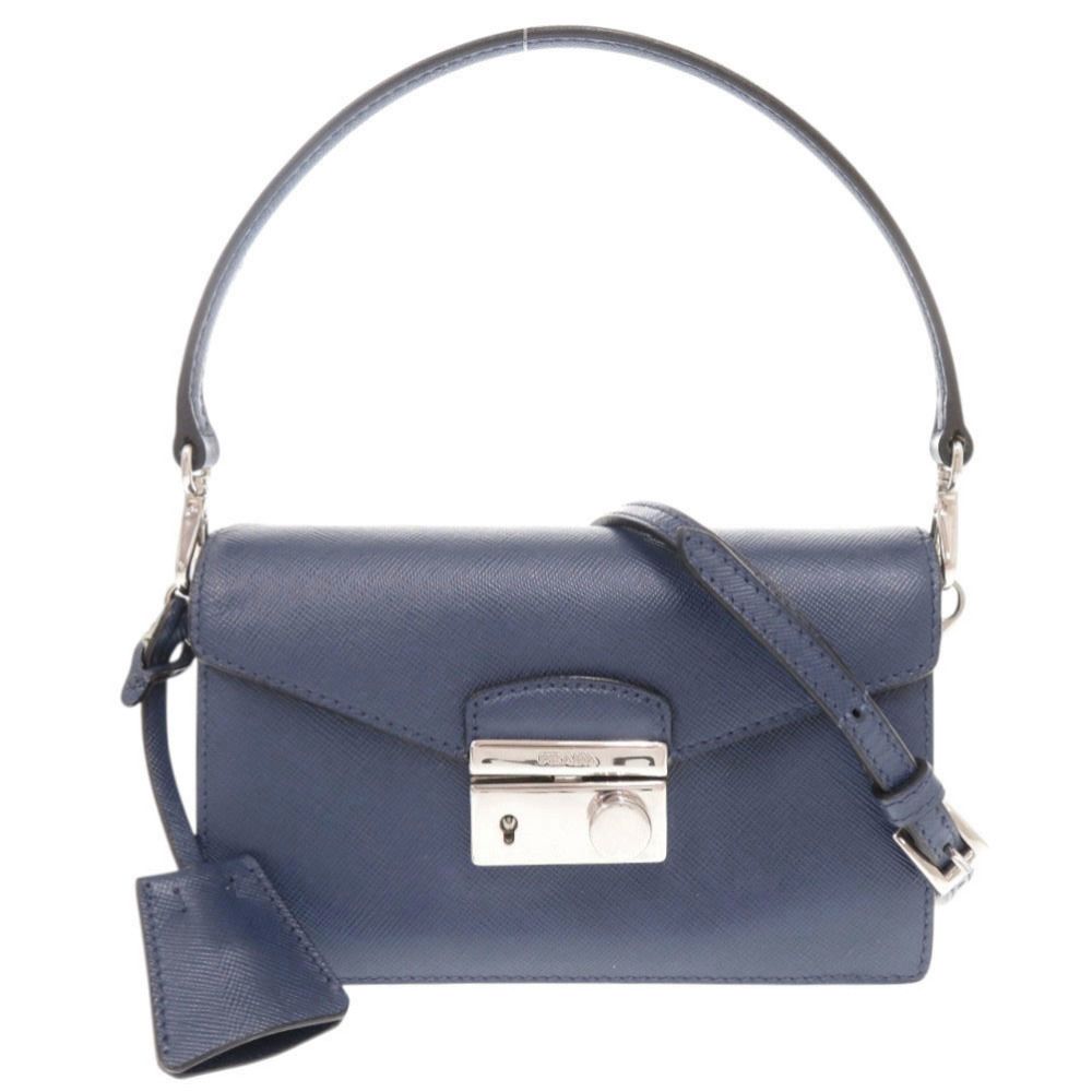 プラダ サフィアーノ バック 鞄 ブルー | PRADA（プラダ 