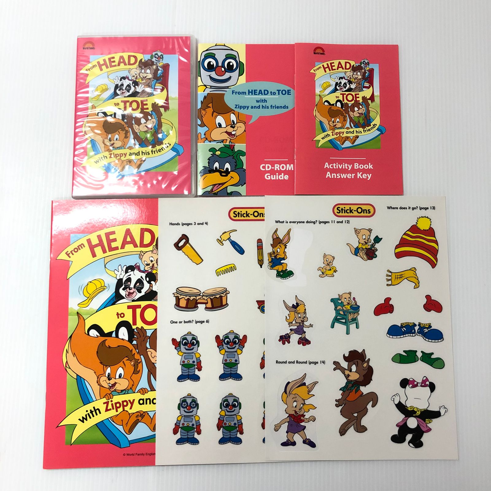 大人気! Zippy ワールドファミリー ジッピー アクティビティ CD-ROMゲーム