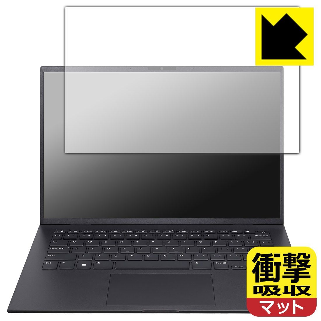 PDA工房 LG gram 14インチ 14Z90Sシリーズ (2024年モデル) 対応 衝撃吸収[反射低減] 保護 フィルム 耐衝撃 日本製