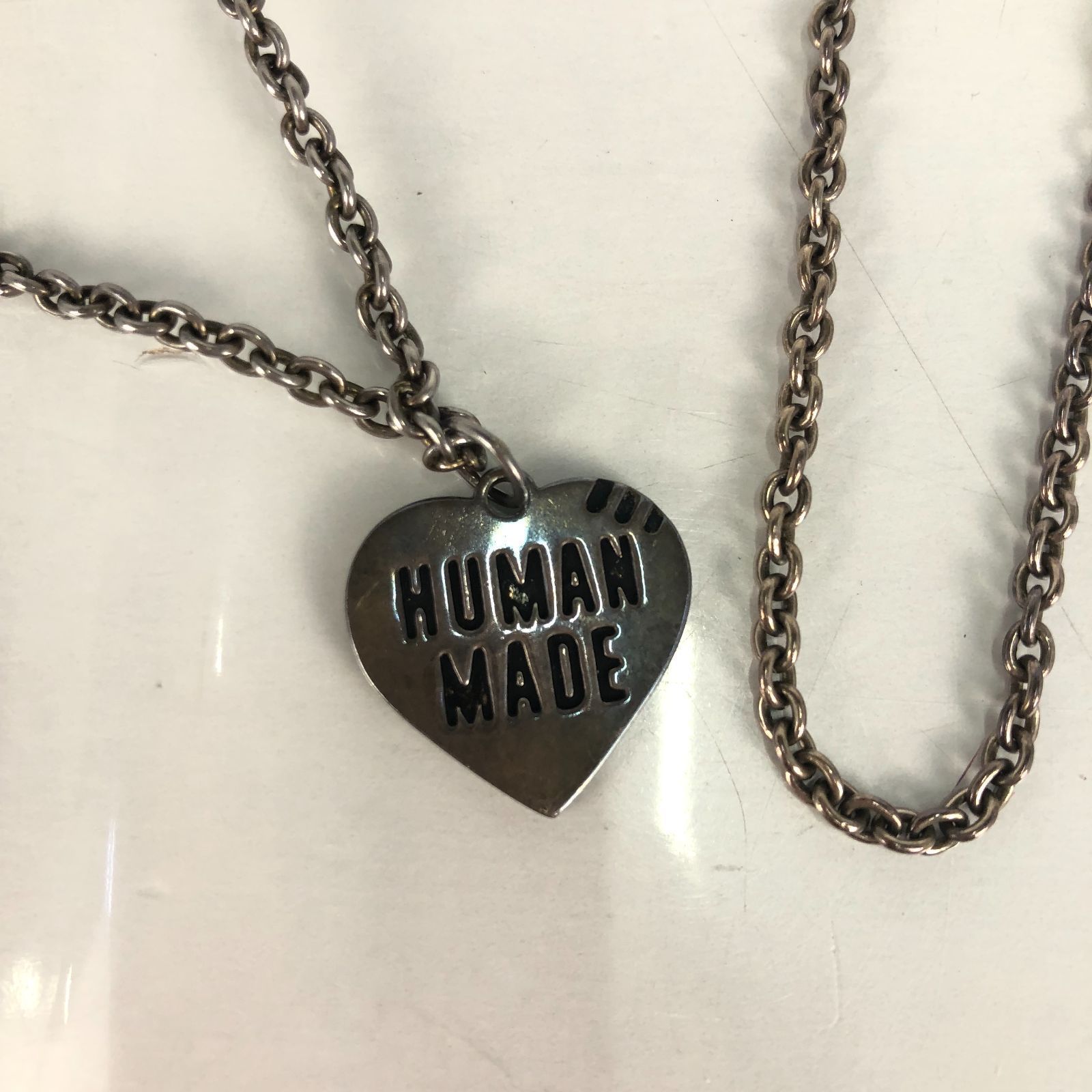 【Human Made】ハート シルバー ネックレス ☆関税送料込み☆ HUMAN MADE HEART SILVER NECKLACE ヒューマンメイド ハート