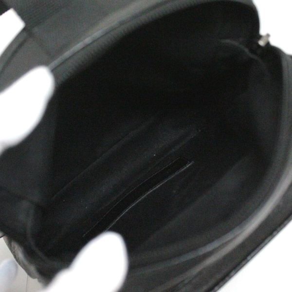 BALENCIAGA ボディバッグ 黒 BALENCIAGA バレンシアガ ボディバッグ ロゴ レザー ブラック 62270