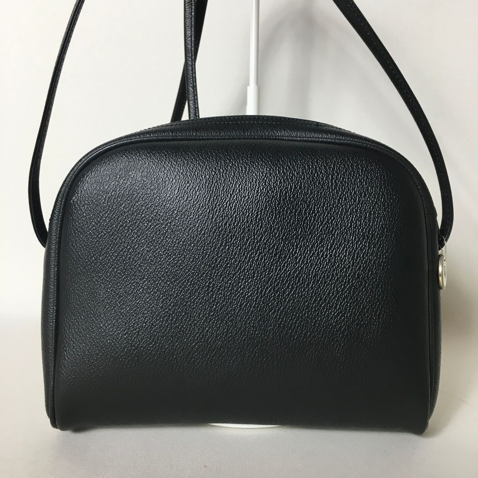 2507-74｜美品｜ディオール ショルダーバッグ ブラック ハニカム