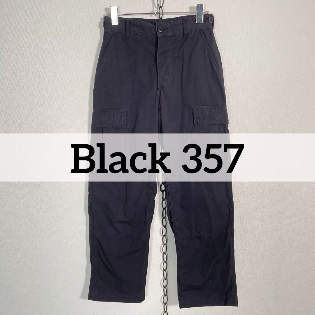 90s ヴィンテージ 97s US Army BDU Cargo Black357 ミリタリー カーゴパンツ ブラック系 Sサイズ程度