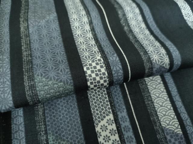 平和屋着物○上質な小紋 紬地 変わり間道 正絹 逸品 未使用 DAAQ3472ps