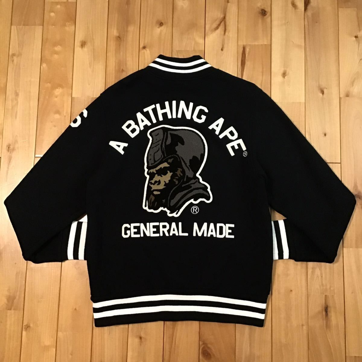 General スウェット スタジャン Sサイズ a bathing ape BAPE sweat