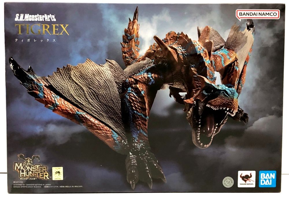 【未開封】S.H MONSTER ARTSモンスターハンター ティガレックス モンスターハンターライズ』ティガレックスがS.H.MonsterArtsで