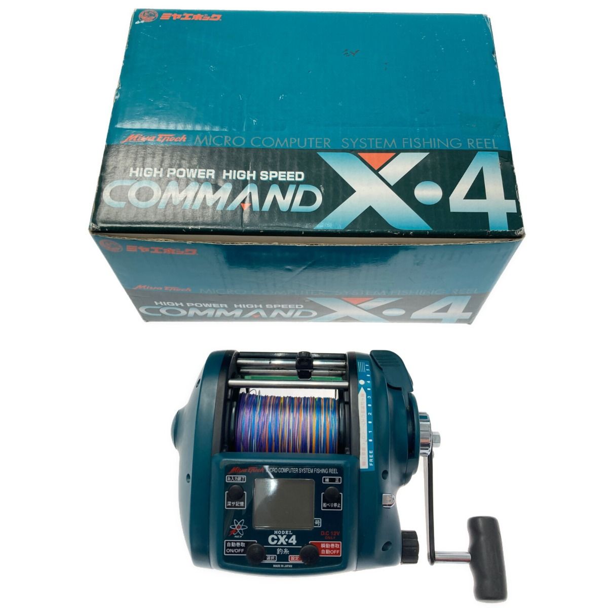 レッド系 新品未使用 電動リール ミヤエポック COMMAND X·4 CX·4PRO