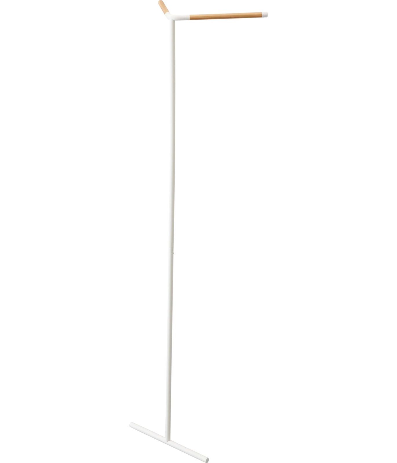 山崎実業(Yamazaki) 立て掛け コーナー コートハンガー ホワイト 約W48.5XD31.5XH160cm タワー 省スペース 移動簡単 コートハンガー 5550