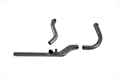 2in1 エキゾーストヘッダー 1966〜69年ショベルヘッド|ブラック