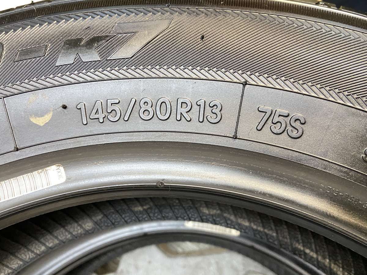 145/80R13  nトーヨータイヤ SD-K7 n中古タイヤ サマータイヤ 2本セットn s13250914030