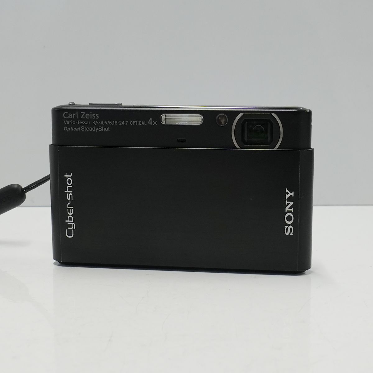 SONY Cyber-Shot DSC-T77 USED品 デジタルカメラ 光学4倍ズーム カール