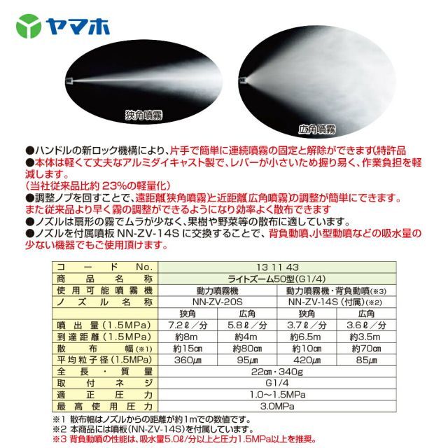動力噴霧機用 131143
