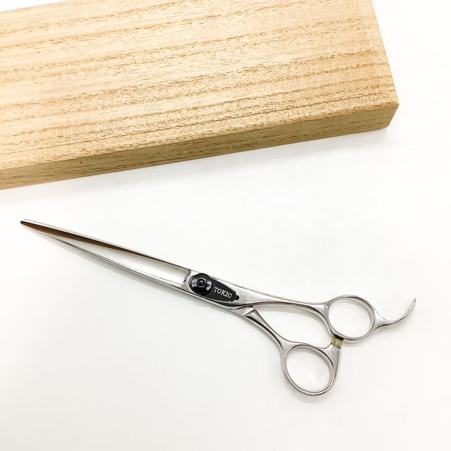 アンドーTOKIO COBALT AT-704S トリミングシザー オフセット 右利き トリマー ペット 7インチ sc2508